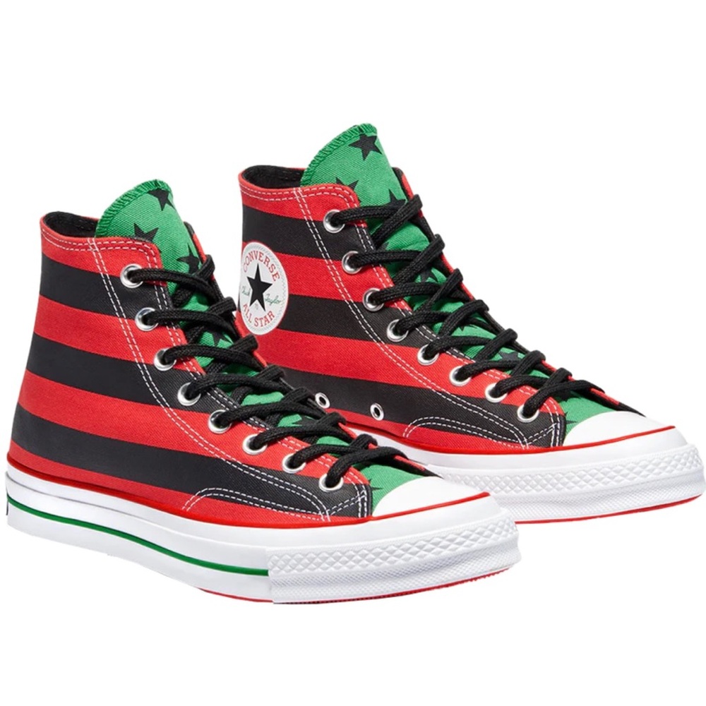 Converse Chuck 70 High Denim Tears Red Black Green White size 8.5 NEW CT…